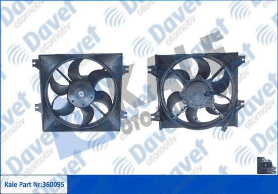 ORIS FHY02200C Klima Fan Motoru Accent 1.3-1.5-1.6 00-05 12v / 100w / Cap:310mm  ####